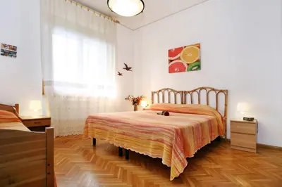 Letto o letti in una camera di Appartamento Rialdoli