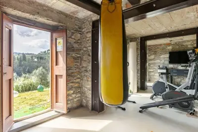 TV o dispositivi per l'intrattenimento presso Isola del Pittore casa indipendente in Villa Storica