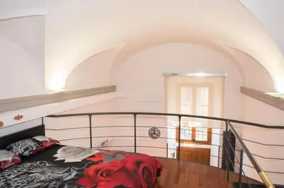 Area soggiorno di Casa Giusti Firenze