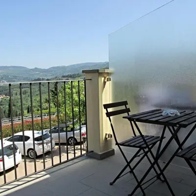 Balcone o terrazza di Residence Fiesole