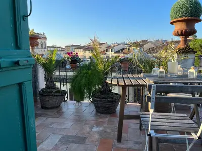 Balcone o terrazza di B&B Alla Corte dei Medici