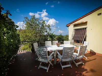 Balcone o terrazza di Apartment Matteuzzi by Interhome