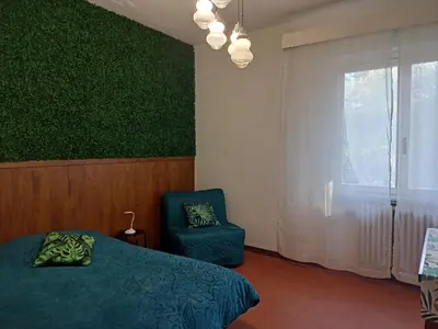 Letto o letti in una camera di Poggio House, tranquillità e comfort nella natura
