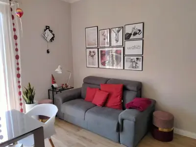Area soggiorno di Wonder apartment & FREE PARKING