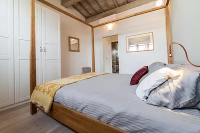 Letto o letti in una camera di Firenze top-floor flat close to Arno