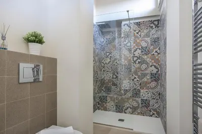 Bagno di Penthouse with big terrace in Oltrarno