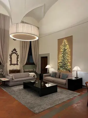 Area soggiorno di Palazzo Roselli Cecconi Apartments