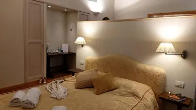 Area soggiorno di Tornabuoni La Petite Suite