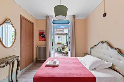 Letto o letti in una camera di Ostello Bello Firenze