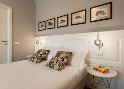 Letto o letti in una camera di San Pier Maggiore Suite