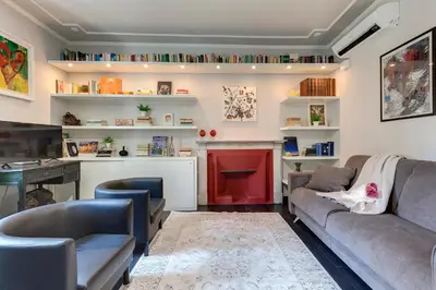 Area soggiorno di Sophia Apartment by Mamo Florence