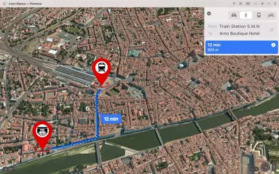 Planimetria di Arno Boutique