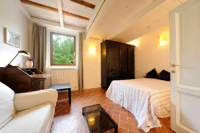 Letto o letti in una camera di La casa dei Legni Parlanti