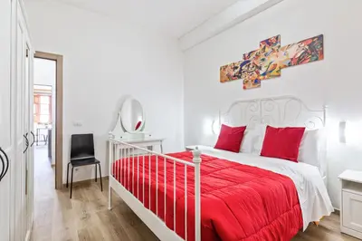Letto o letti in una camera di GuestHost - Uffizi Gallery Cozy Flat
