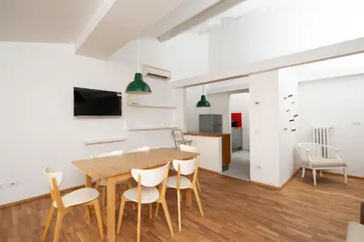 TV o dispositivi per l'intrattenimento presso Ghiberti House by Mmega