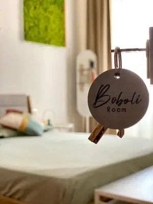 Letto o letti in una camera di B&B Monteverdi L'Arancio