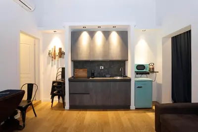 Cucina o angolo cottura di New Quiet Central Flat - Casa del Fotografo