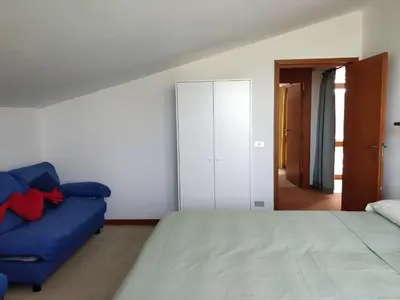 Letto o letti in una camera di Al Canaiolo