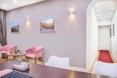 Area soggiorno di Firenze Rooms Cathedral B&B