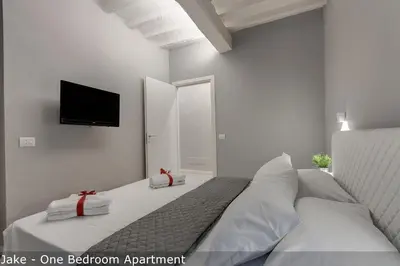 TV o dispositivi per l'intrattenimento presso Jake & Francis Apartments by Mamo Florence