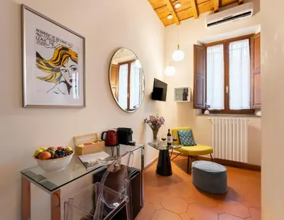 Area soggiorno di SPIRIT OF FLORENCE Boutique Rooms