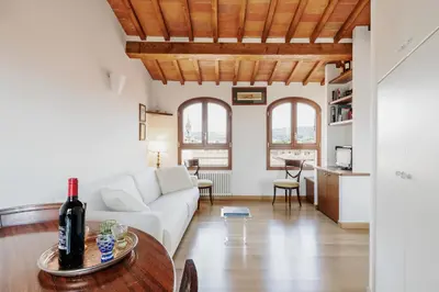 Area soggiorno di GuestHost - San Marco Apartment with Panoramic View