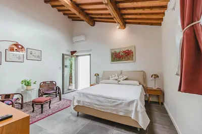 Letto o letti in una camera di Agriturismo Le Fonti