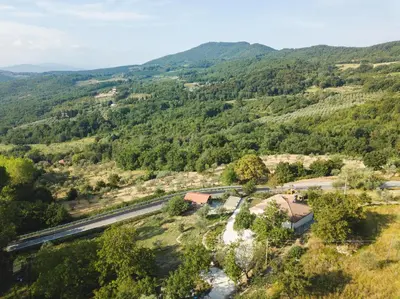 Paesaggio naturale nelle vicinanze dell'agriturismo