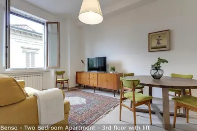 TV o dispositivi per l'intrattenimento presso Cavour Apartments by Mamo Florence