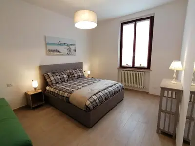 Letto o letti in una camera di San Bartolo Rent Apartments, un passo da Firenze