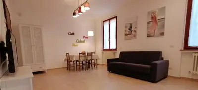 Area soggiorno di San Bartolo Rent Apartments, un passo da Firenze