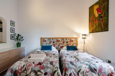 Letto o letti in una camera di Florence Old Town David's Flat