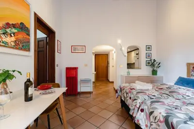 Letto o letti in una camera di Florence Old Town David's Flat