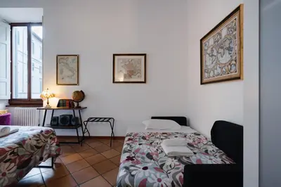 Letto o letti in una camera di Florence Old Town David's Flat