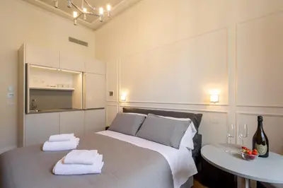 Letto o letti in una camera di Florence Luxury Apartment al Duomo by Mmega