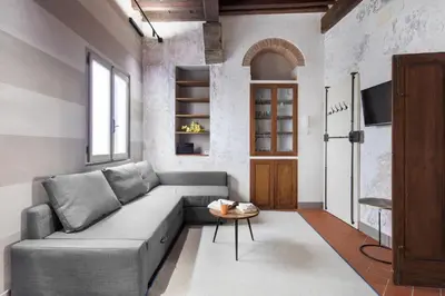 Area soggiorno di GuestHost - Santa Trinità Industrial Flat