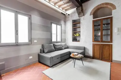 Area soggiorno di GuestHost - Santa Trinità Industrial Flat