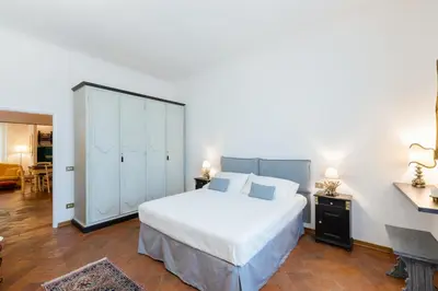 Letto o letti in una camera di Fiesole's cozy Apartment 2