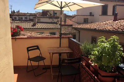 Balcone o terrazza di MEDICI CHAPELS TERRACE - VIEW APARTMENT