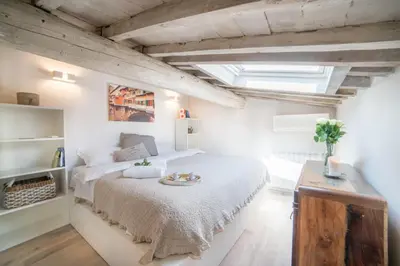 Letto o letti in una camera di Apartments Florence - Casa Amici