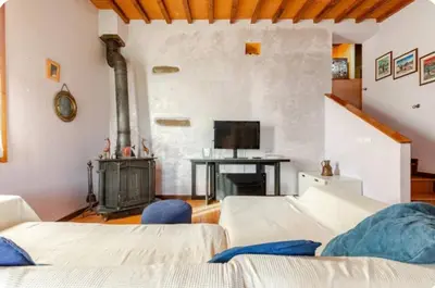 Letto o letti in una camera di Casa Gelso