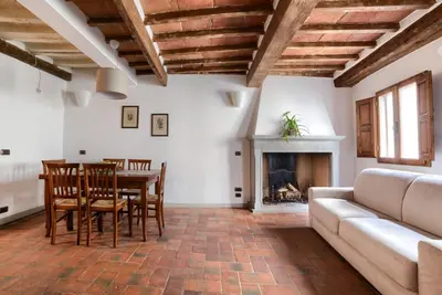 Area soggiorno di Apartment LaCosta near Ponte Vecchio
