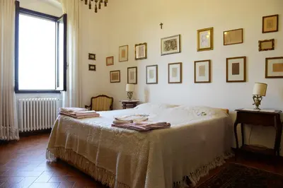 Letto o letti in una camera di Locanda Giolica