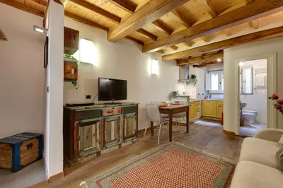 TV o dispositivi per l'intrattenimento presso Diciotto Apartment by Mamo Florence