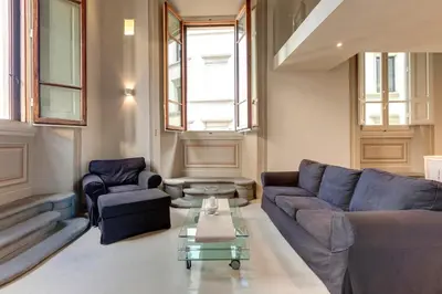 Area soggiorno di Gold Suite