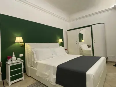 Letto o letti in una camera di San Lorenzo for foodies