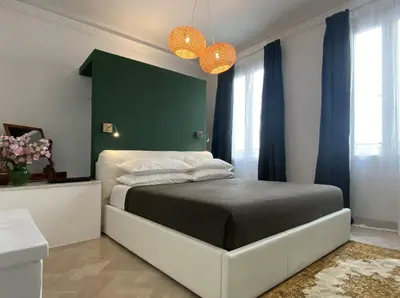 Letto o letti in una camera di San Lorenzo for foodies