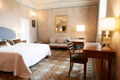 Letto o letti in una camera di Appartamenti Oriuolo
