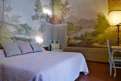 Letto o letti in una camera di Appartamenti Oriuolo