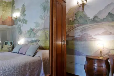 Letto o letti in una camera di Appartamenti Oriuolo
